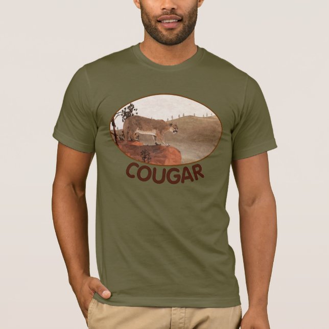 Konzentration - Cougar T-Shirt (Vorderseite)