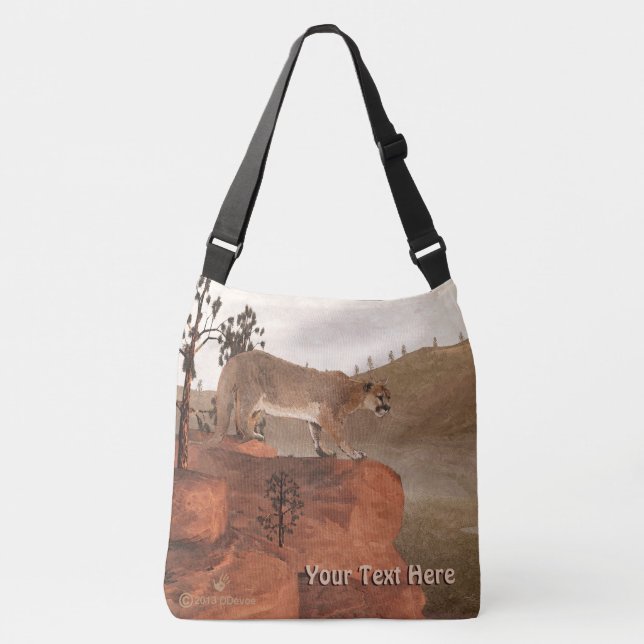 Konzentration - Cougar Tragetaschen Mit Langen Trägern (Vorderseite)