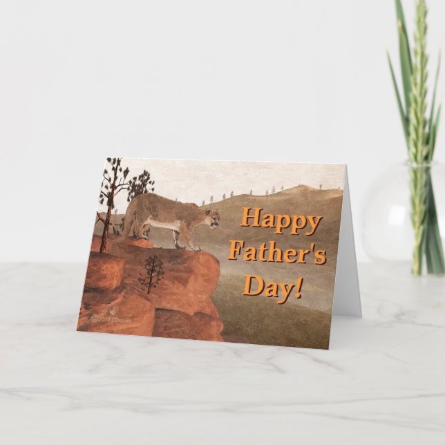 Konzentration - Tag des Vaters Karte (Vorderseite)