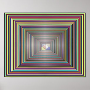 Konzentrations-Meditations-Sichtbarmachung Poster