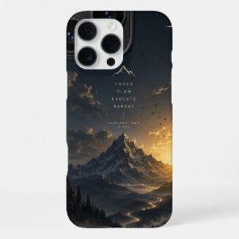 Konzentriere dich, Plane, Führe aus, Wiederhole –  iPhone 16 Pro Max Hülle