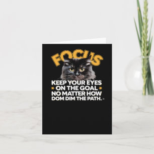 Konzentrieren Sie Ihre Augen auf das Ziel, nicht w Karte