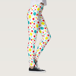 Konzentrierte farbige Bälle Abstrakte Leggings