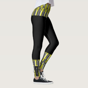 Konzentrierte farbige Bälle Abstrakte Leggings