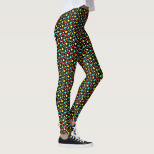Konzentrierte farbige Bälle Abstrakte Leggings