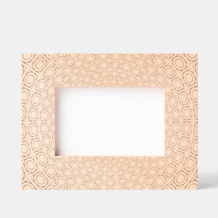 Konzentrierte Kreise Design Etted Picture Frame Geätzte Rahmen