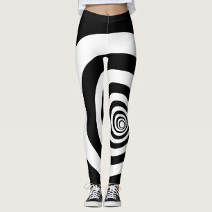 Konzentrierte Schaltkreise für Hypnotische optisch Leggings