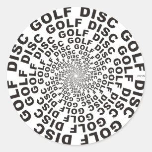 Konzentrierter Text #2 Runder Aufkleber