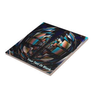 Konzentrische Hemisphären Fliese