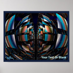 Konzentrische Hemisphären Poster