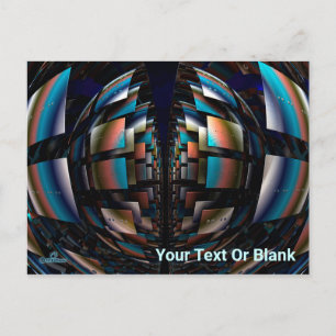 Konzentrische Hemisphären Postkarte