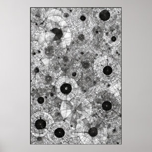 Konzentrische Kreise: Eine geometrische Symphonie Poster