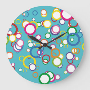 Konzentrische Kreise Wanduhr