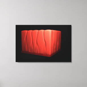 Konzept des gepseudostratifizierten Kolumnar-Epith Leinwanddruck