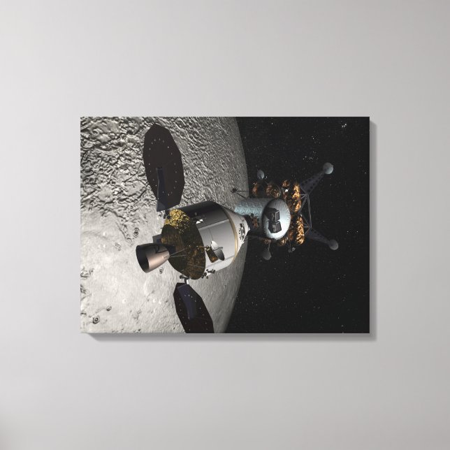 Konzept des Versuchsfahrzeugs "Orion Crew" Leinwanddruck (Vorderseite)