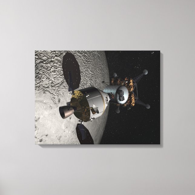 Konzept des Versuchsfahrzeugs "Orion Crew" Leinwanddruck (Vorderseite)