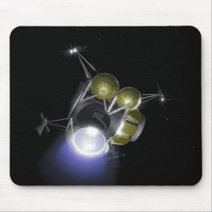 Konzept einer Crew, die weg startet Mousepad