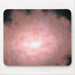 Konzept einer staubigen und hellen Galaxie Mousepad