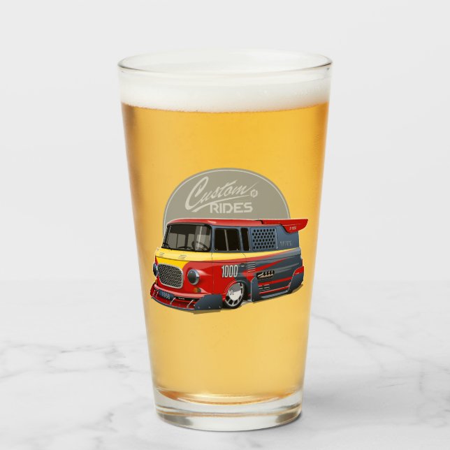 Konzept für den Retrowagen Glas (Vorne (Gefüllt))