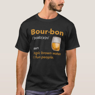 Konzept für Whiskey-Drinks im Bourbon-Definition 1 T-Shirt