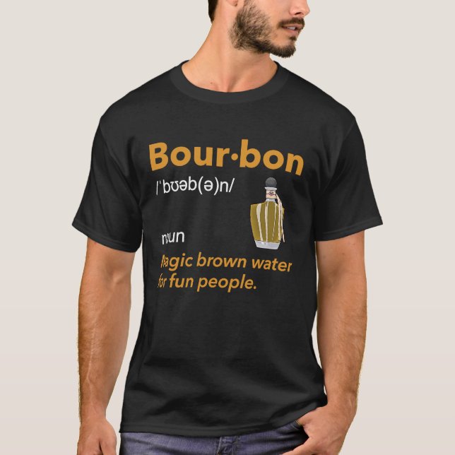 Konzept für Whiskey-Drinks im Bourbon-Definition 1 T-Shirt (Vorderseite)