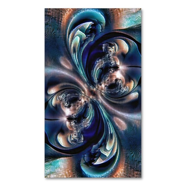 Konzept Magnetische Visitenkarte (Vorderseite Vertikal)