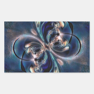 Konzept Rechteckiger Aufkleber