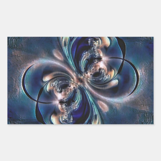 Konzept Rechteckiger Aufkleber (Vorderseite)