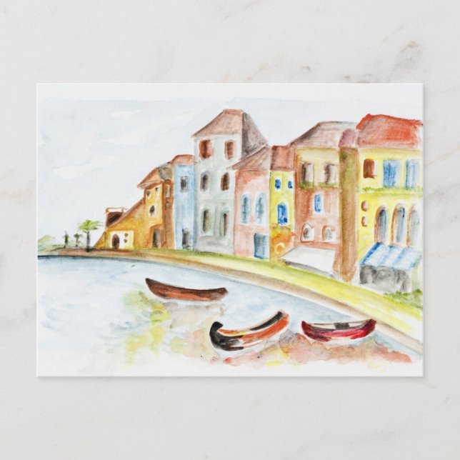 Konzept von Venedig Postkarte (Vorderseite)