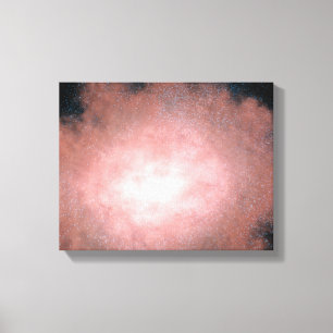 Konzept welcher einer staubigen und hellen Galaxie Leinwanddruck