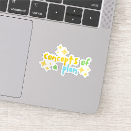 Konzepte eines Plans Aufkleber