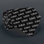 Konzepte für kundenspezifische Logos für Unternehm Krawatte<br><div class="desc">Werben Sie für Ihr Unternehmen mit dieser coolen Halsbinde mit schwarzem Hintergrund und einem individuellen Logo-Muster. Fügen Sie einfach Ihr eigenes Logo hinzu,  indem Sie auf "Personalisieren" klicken.</div>