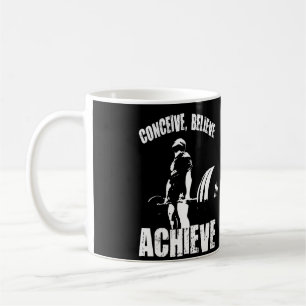 Konzeption, Glauben, Erzielen - Motivierend Umsetz Tasse