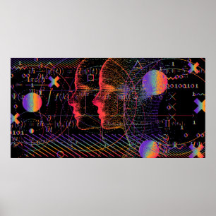 Konzeption künstlicher Intelligenz und virtueller  Poster