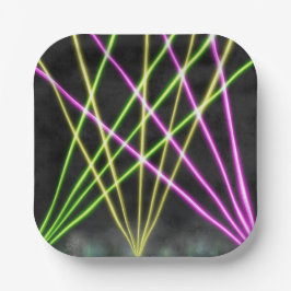 Konzeption von Konzert- und Festival-Lasern Pappteller