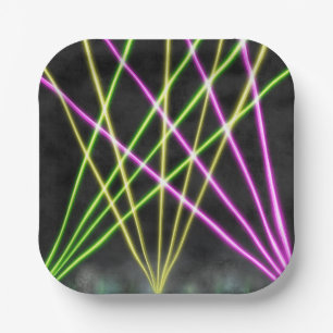 Konzeption von Konzert- und Festival-Lasern Pappteller