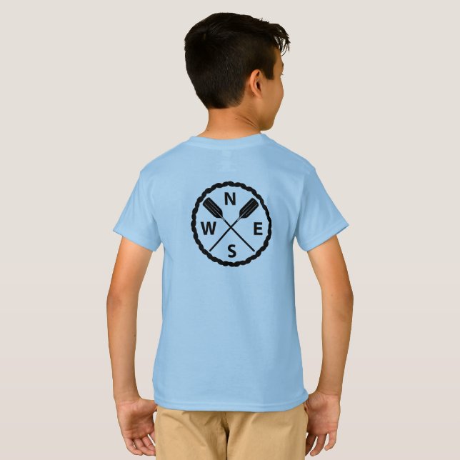Konzeption von Paddle Explorer - T - Shirt (Schwarz voll)