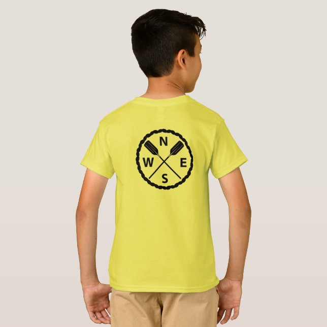Konzeption von Paddle Explorer - T - Shirt (Schwarz voll)