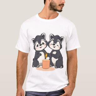Konzeption von Raccoon t-Shirt 7