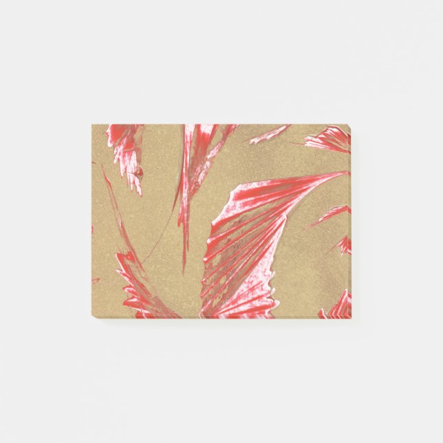 Konzeptionelles Wing Design Post-it Klebezettel (Vorderseite)