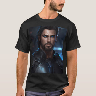 Konzeptkunst eines gut aussehenden Menschen T-Shirt