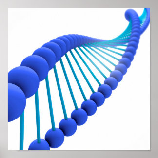 Konzeptuelles Bild der DNA 5 Poster