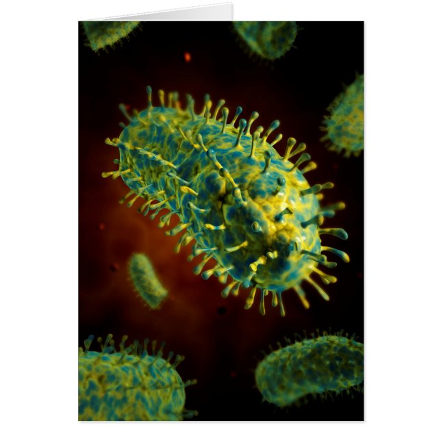 Konzeptuelles Bild des Tollwutvirus 1 (Vorne)