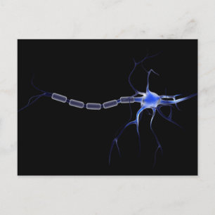 Konzeptuelles Bild eines Neurons 2 Postkarte