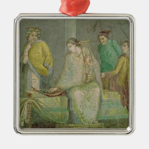 Konzert, C.-ANZEIGE 30-40 Silbernes Ornament