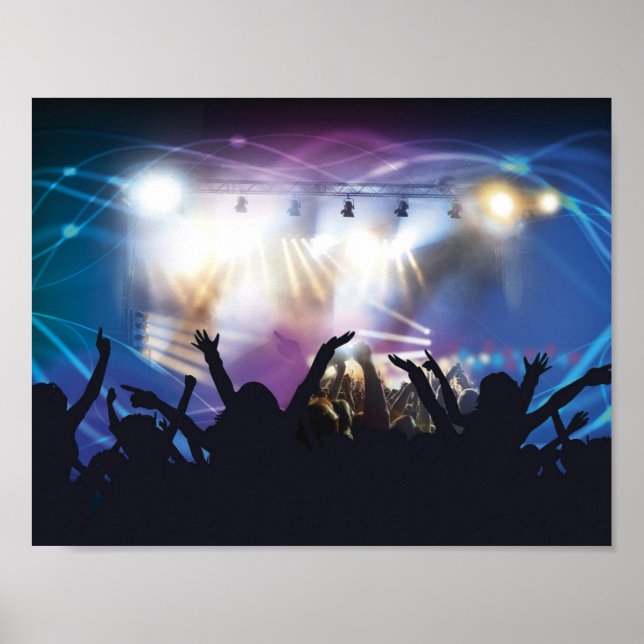 Konzert Crowd Poster (Vorne)