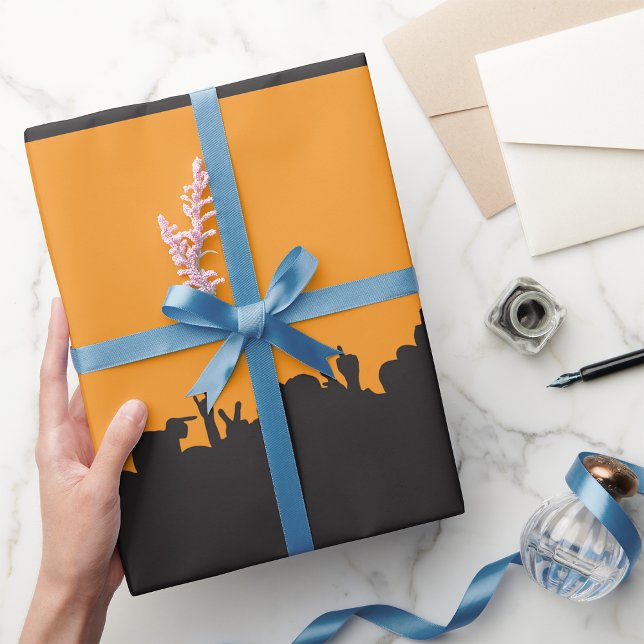 Konzert Crowd Wrapping Paper Geschenkpapier (Von Creator hochgeladen)