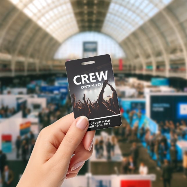 Konzert Event Access Pass Personalisierte Crew Abz Ausweis (Konferenz)