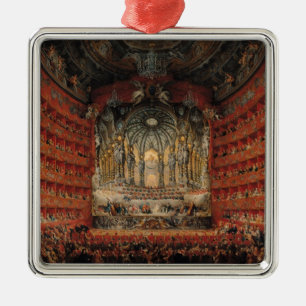 Konzert gegeben von Cardinal de La Rochefoucauld Ornament Aus Metall