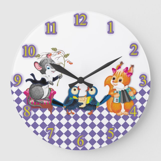 Konzert Große Wanduhr (Vorderseite)